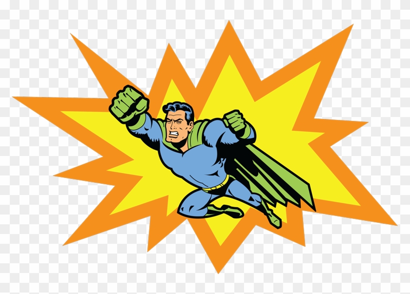 Opm Guide Push Ups Squats Km Run - Black Flying Superhero #1636433