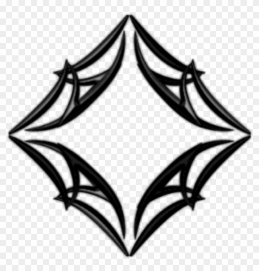 Rhombus Rombo Diamond Tribal Frame Marco Artistic Artís - Black And White Plate Designs #1636573