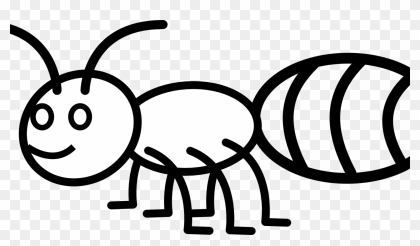 Anteater Coloring Page - Outline Of An Ant #1636640