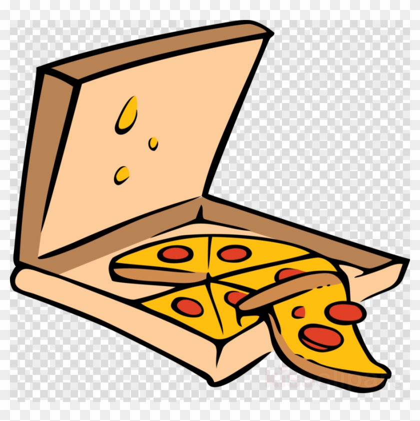 Pizza Box Clipart - Pizza Cartoon Png #1636813