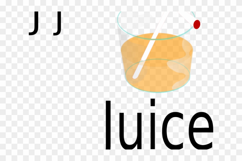 Straw Clipart Juice - Letra J En Ingles #1636882