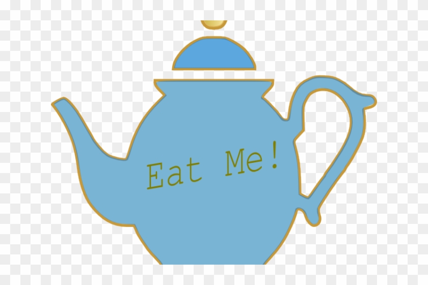 Pretty Clipart Teacup - Alice In Wonderland Silhouette Png Tea #1636908