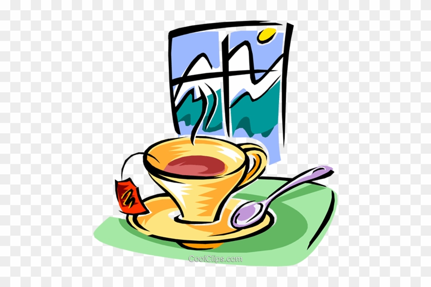 Cup Of Tea Royalty Free Vector Clip Art Illustration - Cup Of Tea Royalty Free Vector Clip Art Illustration #1636912