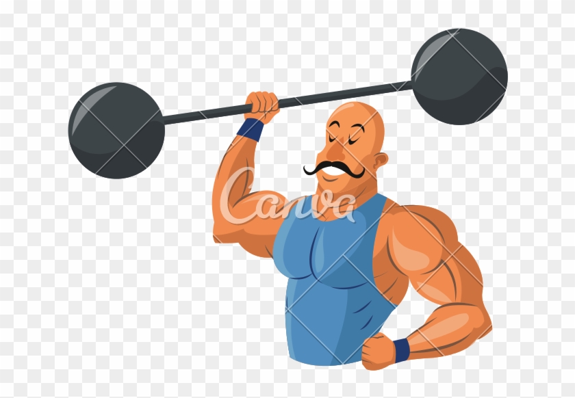 Circus Strength Man - Cartoon Strength Man Jpg #1637018