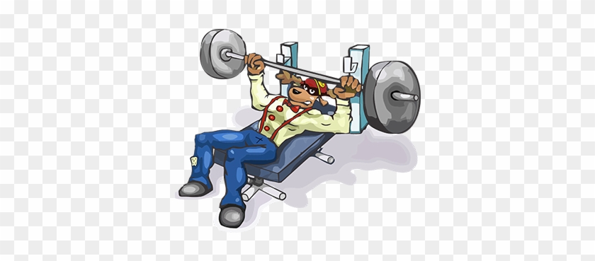Exercise Bench Clipart Regularly - Powerlifting #1637024