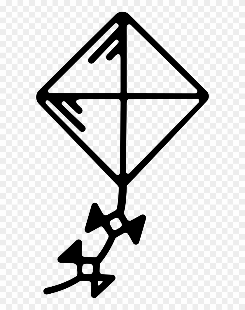 Kite Clipart Ribbon - Electrostatic Interaction #1637086