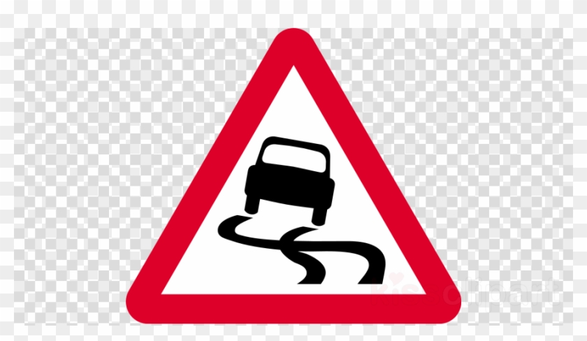 Slippery Road Sign Clipart Road Signs In Singapore - Road Sign Slippery Road #1637238