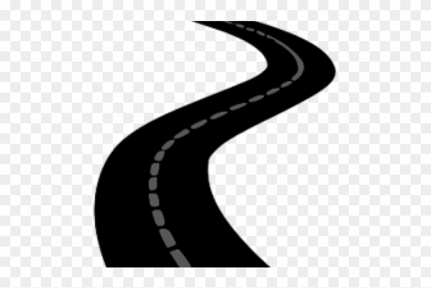 Banner Transparent Library Highway Clipart Curve Road - Clipart Transparent Road Png #1637251