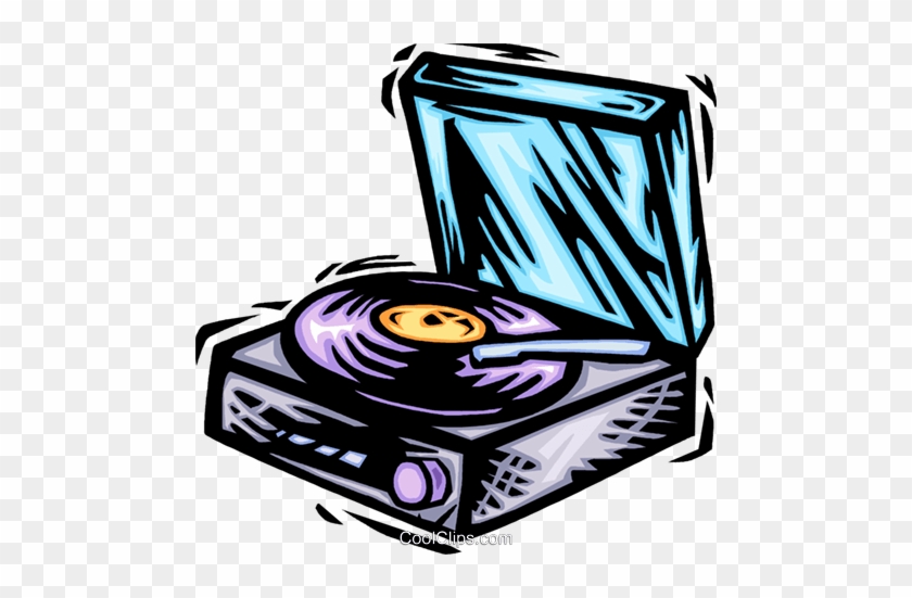 Record Player Clipart Lp Record - Clip Art Record Player #1637255