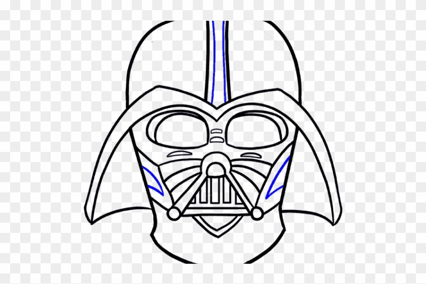 Darth Vader Clipart Light Sabers - Darth Vader Drawings Kawaii #1637463