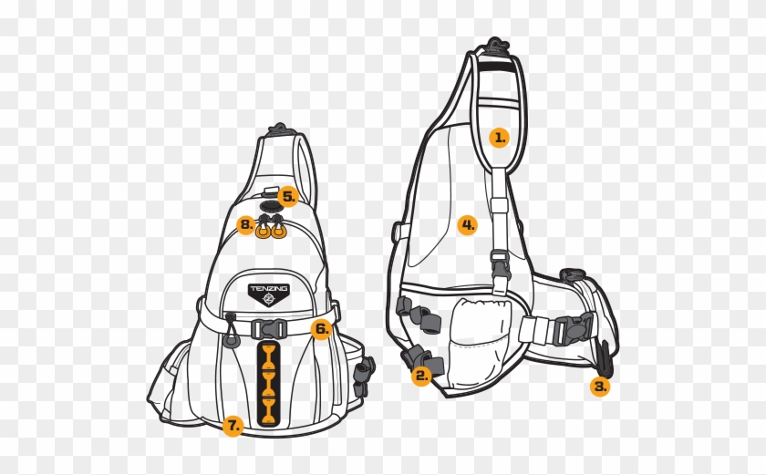 Archery-friendly Single Sling Design - Cartoon #1637488
