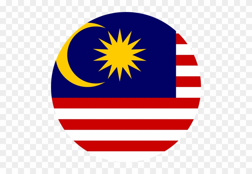 Escape To Malaysia - Malaysia Flag Round Png #1637490