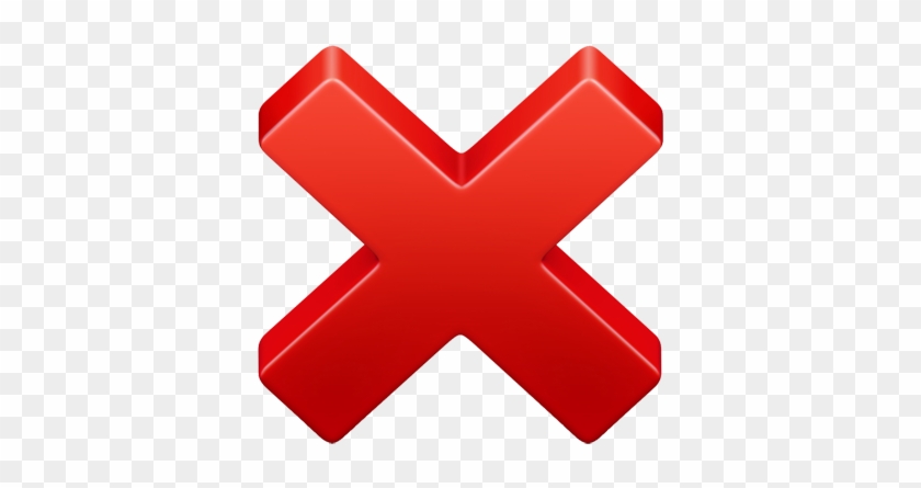 What If I Do Not Agree - Red X Emoji Png #1637516