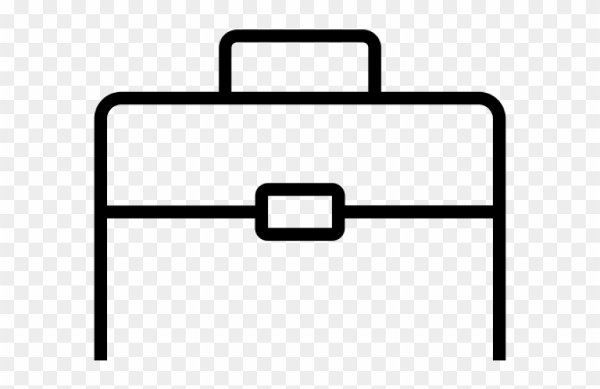 Business Clipart Briefcase - Work Icon Grey Png #1637547