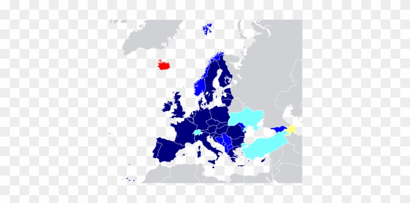 Eurocontrol - Literacy In Europe Map #1637618