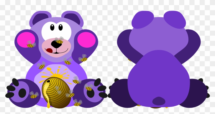 Bears Vs - Bees - Purple Teddy Good Morning #1637683
