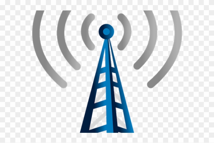Tower Clipart Communication Channel - Cell Phone Tower Png #1637697