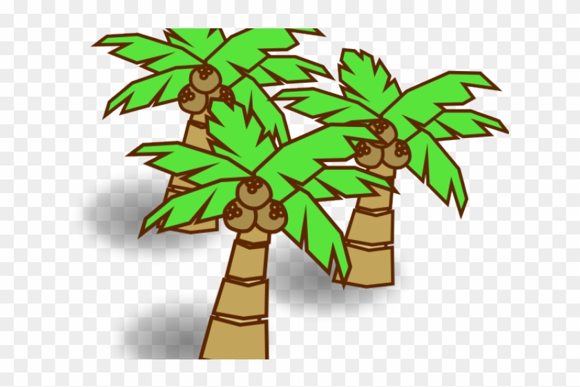 Coconut Clipart Large - Tree Cartoon Images Hd #1637704