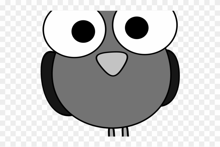 Bird Clipart Face - Big Eyes Cartoon #1637812