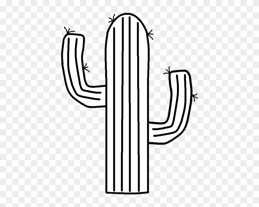 Cactus Clipart Black And White - Mexican Cactus Clipart Black And White #1637826