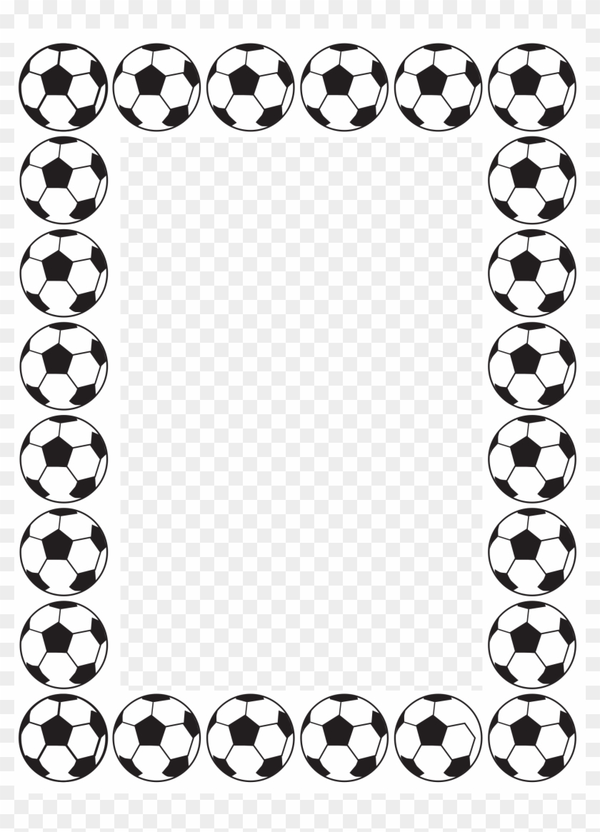 Ball Clipart Frame - Soccer Ball Clipart #1637841