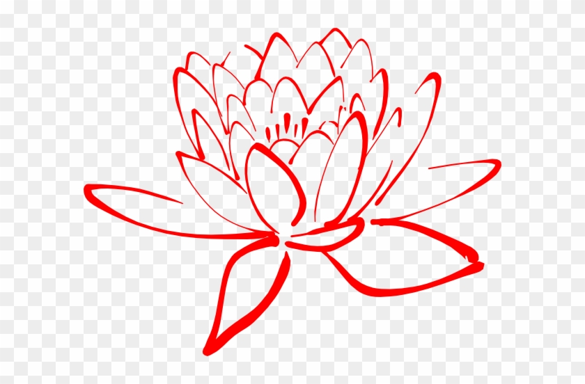 Lotus Flower Outline #1637978