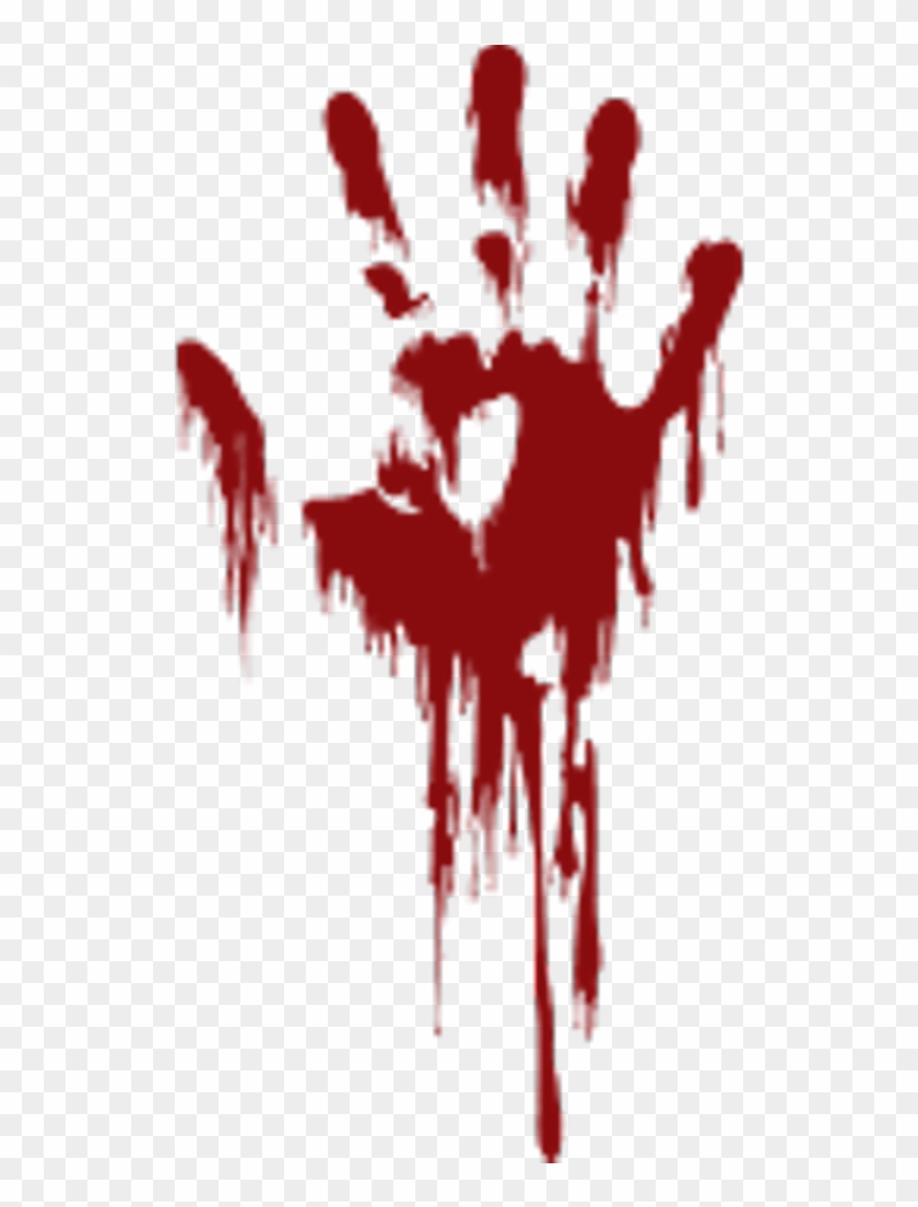 Blood Sticker Bloody Hand Free Transparent Png Clipart Images Download