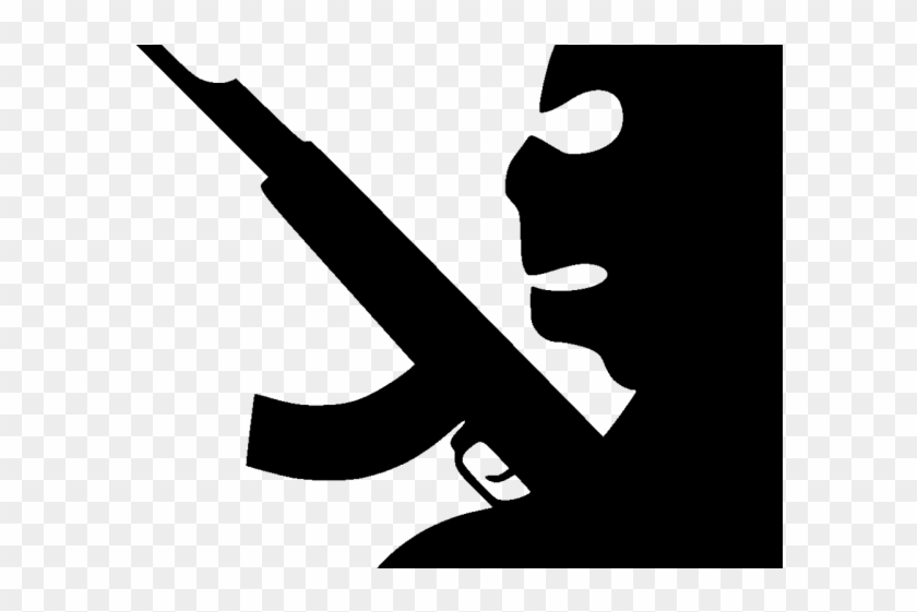 Collage Clipart Terrorism - Terrorist Silhouette #1638072