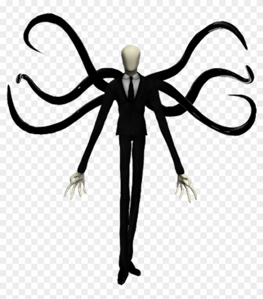 Slanderman Terror Horror @lucianoballack - Slenderman Transparent #1638082