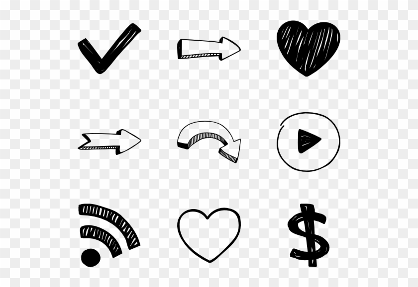 Download Hand Drawn Arrows Free Icons Svg Eps Cute Arrow Png Free Transparent Png Clipart Images Download