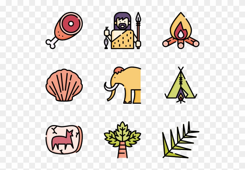 Prehistoric - Restaurant Menu Icon Vector #1638257