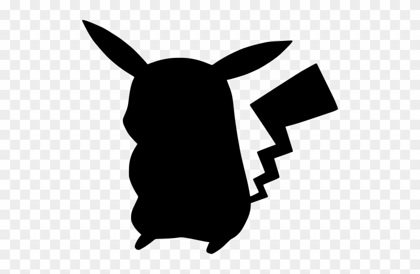 Svg Png - Silhouette Pikachu Vector #1638293
