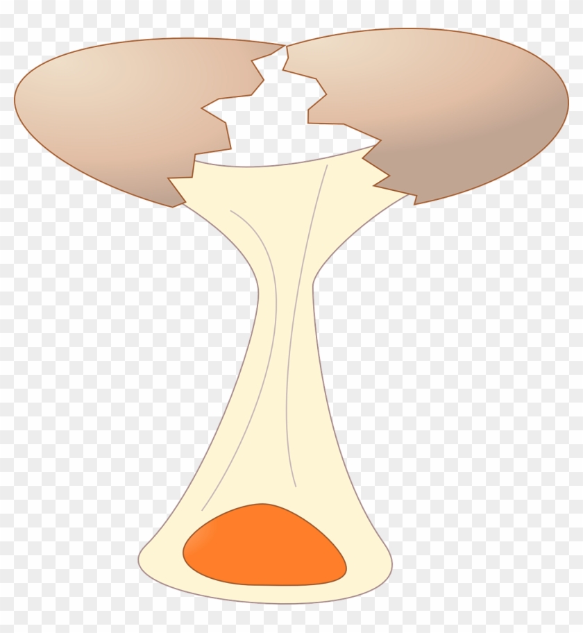 Egg Yolk Broken - Gambar Animasi Telur Pecah #1638349