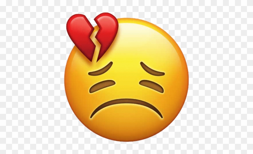 Free Png Download Heart Broken Emoji Red Clipart Png - Red Heart Broken Emoji #1638355