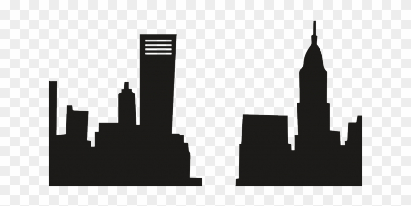 Cityscape Clipart New York City - Silhouette #1638433