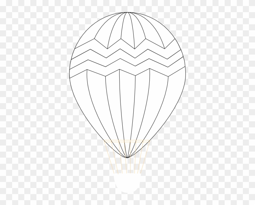 Hot Air Balloon Outline - Hot Air Balloon #1638474