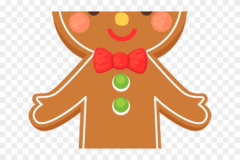 Gingerbread Clipart Clip Art - Cute Gingerbread Man Clipart #1638596