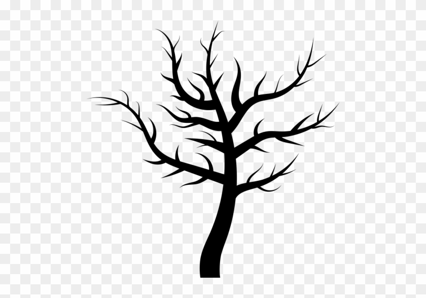 Vector - Creepy Tree Silhouette Png #1638674