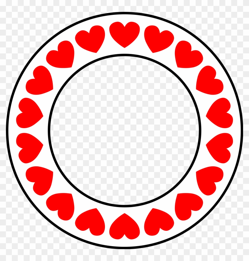 Hearts Clipart Circle - Circle Of Hearts Png #1638710