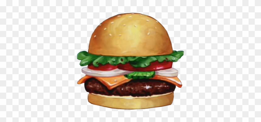 Burger Clipart Krabby Patty - Krabby Patty #1638769