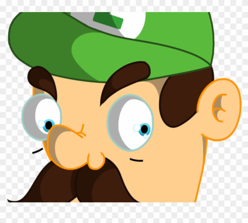 Stare Clipart Transparent - Luigi Death Stare Png #1638816