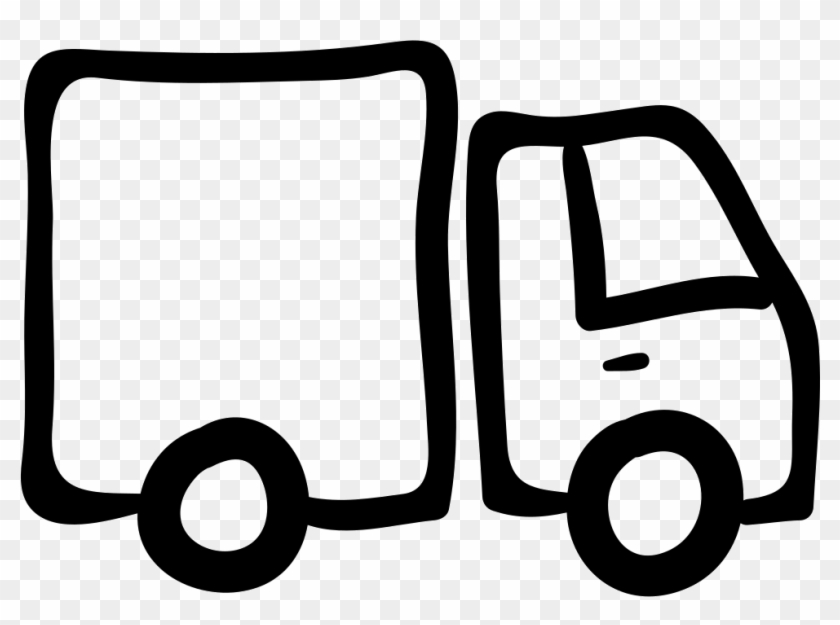 Drawn Trolley Svg - Drawn Truck #1638819