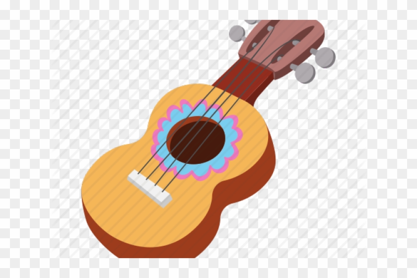 Ukulele Clipart Mexican Guitar - Mexican Guitar Cartoon #1638838