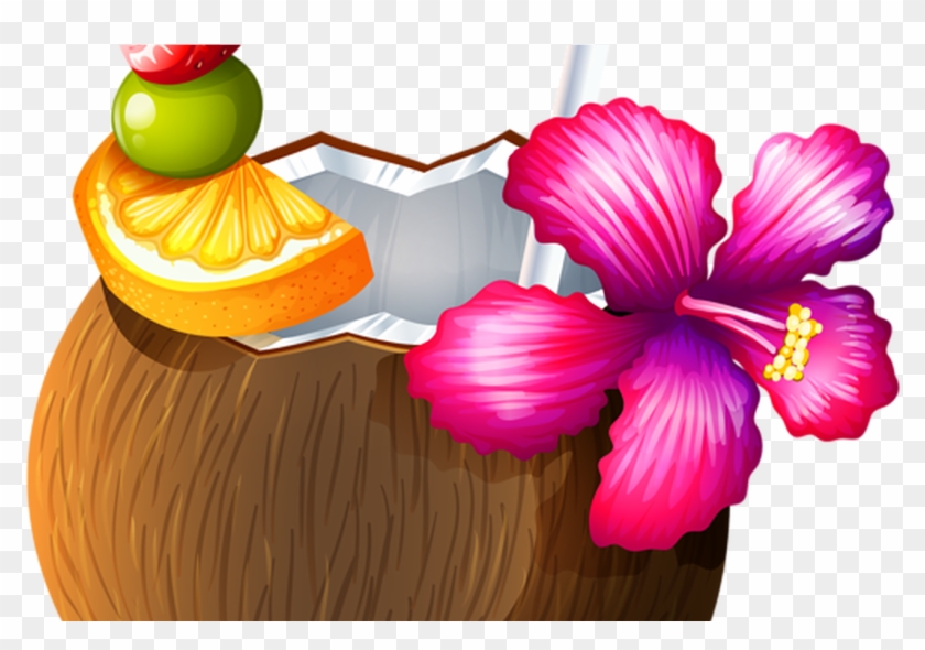 Luau Coconut Clip Art World Wide Clip Art Website - Coconut Clipart Transparent Background #1638992