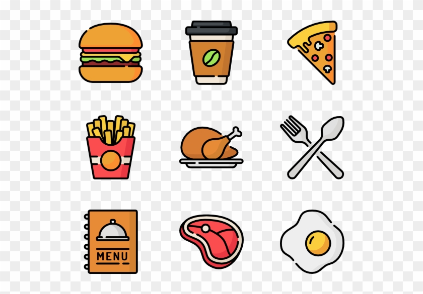 Hamburger Svg Fries - Burger Icon #1639046