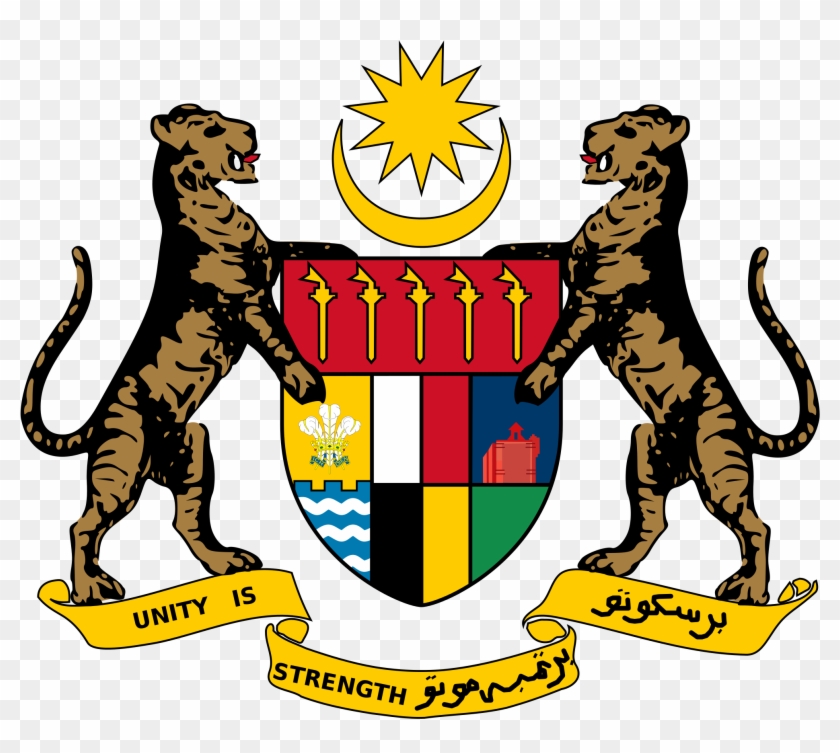 File Of Arms The Federation Malaya Svg Ⓒ - Malaysia Coat Of Arms #1639084