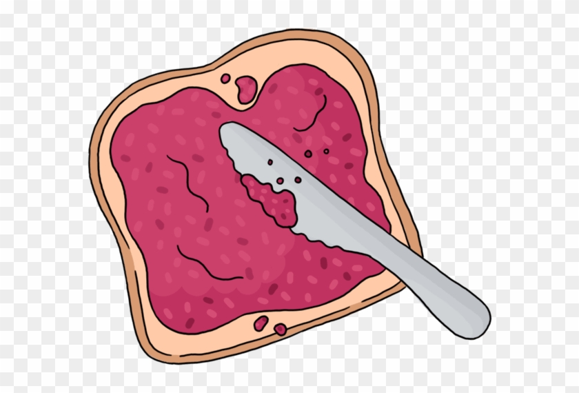 Toast Clipart Jam Toast - Jam Toast Clipart #1639102