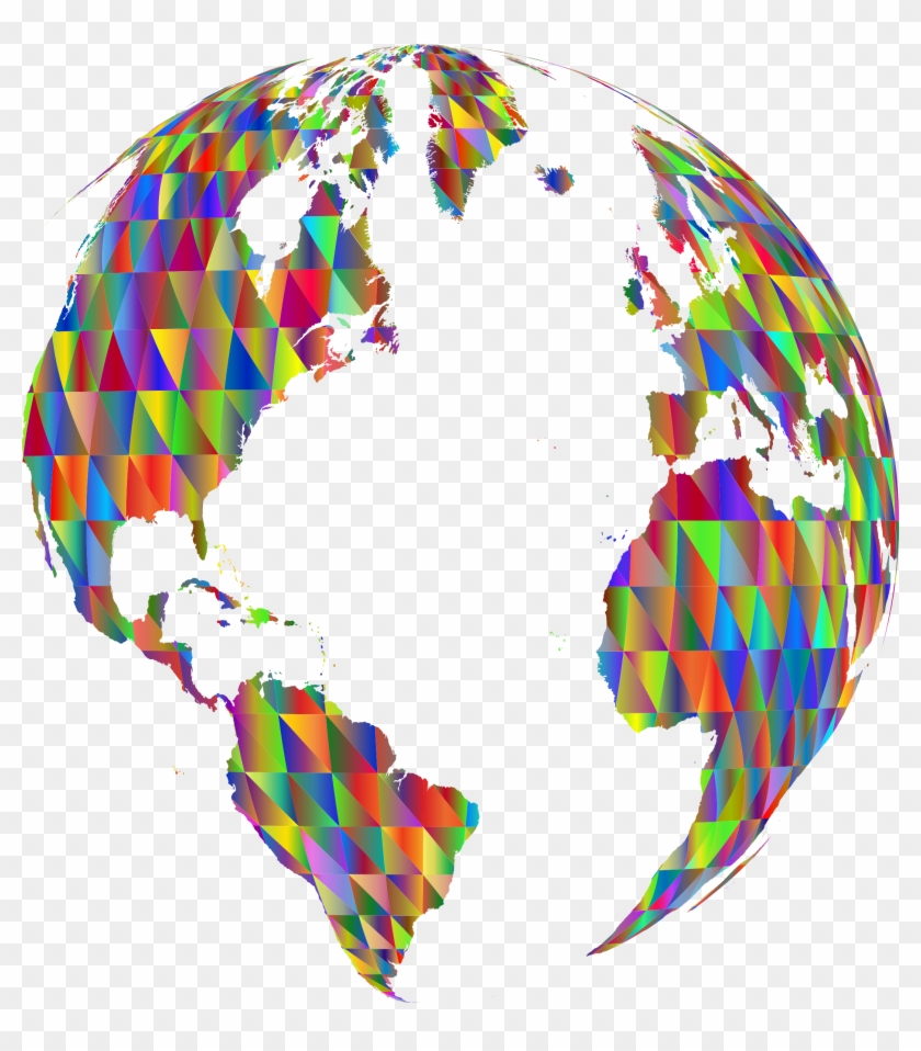 Big Image - Globe Map Clipart #1639253