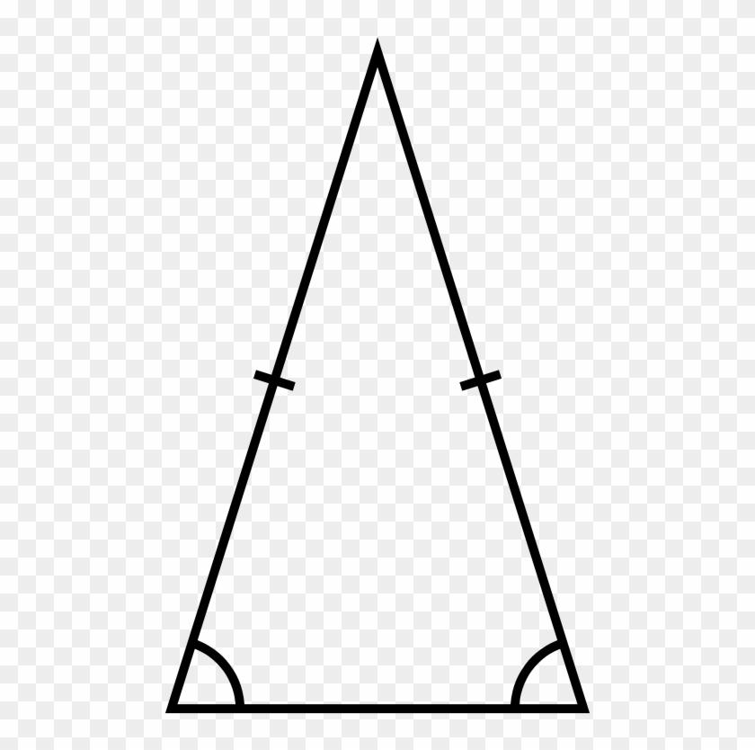 Polygons, Triangles - Isosceles Triangle #1639272