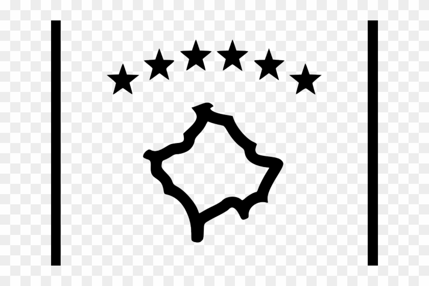 Kosovo Clipart Eps - 5 Stars Rank Png #1639278